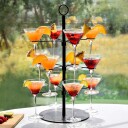 Mikamax Justerbart Cocktailtre for 12 Glass - Elegant Industriell Design