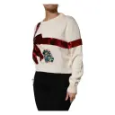 Dolce & Gabbana Dame Strikkevarer Hvit S,