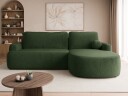 Branrel 3 seters sofa med divan   grønn