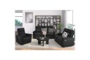 Recliner Southbrook Svart Ekte skinn/PU/Tre/Metall Elektrisk recliner   Svart Ekte skinn/PU/Tre/Metall Elektrisk recliner
