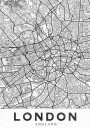 London White Poster Plakat / 100x150cm