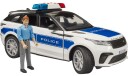 Bruder Range Rover Velar LegetÃ¸ys-politibil med Politisk Figur Inkl. Lys og Lyd Modul