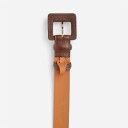 Maison Boinet Smooth Leather Belt Cocoa