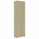 vidaXL Garderobe for gang sonoma eik 55x25x189 cm konstruert tre