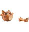 Egon Ekorn Trefigur 10 cm i Mahogni og Gummitre fra FableWood