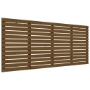 vidaXL Veggmontert hodegavl honningbrun 166x3x91,5 cm heltre furu