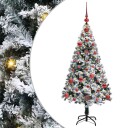  Kunstig juletre med 150 LED grønn 120 cm PVC og Stål og Plast