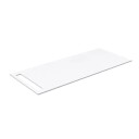 Korsbakken Benkeplate HPL med Håndkleholder Hvit Matt / 1 Side 110cm