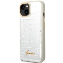 GUESS GUHCP14MHGCRHS iPhone 14 Plus 6.7 "silver / silver hardcase Croco Collection