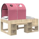  Seng med tunnel 4 pcs Sonoma eik og rosa Konstruert tre