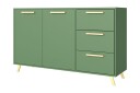 Kommode Ordino 41x139 cm   Grønn/Gull