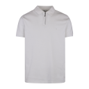 Denis SS Pique White S Interlock SS polo pique