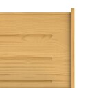 vidaXL Hjørnebenk 151 cm heltre furu honningbrun