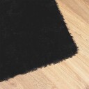  Flossteppe med lang luv NAVARRA svart 120x120 cm polyester 8721158558480
