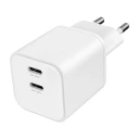 Dacota Platinum 100 W dobbel USB-C GaN-lader Hvit