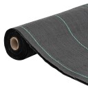 vidaXL Kontrollmatte for ugress svart 1x50 m PP