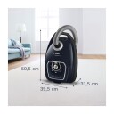 Bosch Vacuum cleaner BGB7X420 Bagged, Power 650 W, Dust capacity 2 L, Blue