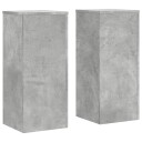  Plantestativer 2 stk betonggrå 30x30x70 cm konstruert tre