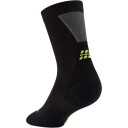 CEP Core Run Ultralight Socks, Mid Cut, 4.0 - Black - V