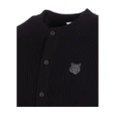 Maison Kitsuné Herre Strikkevarer Svart L,