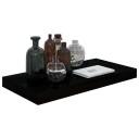 vidaXL Flytende vegghyller 2 stk h?yglans svart 50x23x3,8 cm MDF