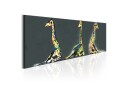 Tavla Colourful Giraffes 120x40  