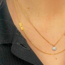 Stine A Jewelry Wow Mom Necklace Forgylt Sølv Sterling 925 45.5 52.5 cm