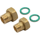 Gjengesett med nippler 3/4" med 1" OML