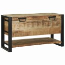  Oppbevaringsboks Brun 80 x 35 x 45 cm Massivt mangotre
