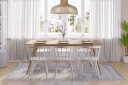 Tyrö Spisegruppe med 6 Tyrö Armstoler   Oak/White