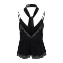 Scarlett Poppies Dame Topper Svart XS,