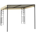 vidaXL Veggmontert paviljong 3x3x2,5 m kremhvit