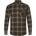 Seeland Glen Flanellskjorta Herre Pine green check 5XL 5XL