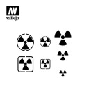 Vallejo Stencils Radioactivity Signs