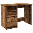  Skrivebord gammelt tre 102x50x75 cm konstruert tre