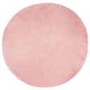  Faux Skinnmatte Tafalla Rosa Ø 80 cm Polyester