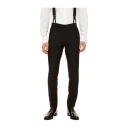 Oscar Jacobson Denz Tuxedo Trousers - Black - 56