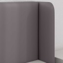  Hodegjerde Ører 2 pcs Grå 40 x 16 x 5 cm Kunstlær