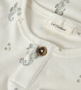Lil" Atelier T skjorte Slim NmmGayo Coconut Melk/Seahorse Lil Atelier 7 8 år 122 128 T skjorte