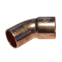 Viega 45° Kobber Bøy 15 mm til Hydraulikk