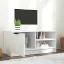 vidaXL TV-benk høyglans hvit 80x35x36,5 cm konstruert tre