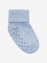 Minymo Baby Rib Sock W. Abs (2-Pack) Blue 15\18