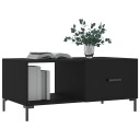 vidaXL Salongbord svart 90x50x40 cm konstruert tre