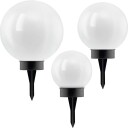 Eglo solcelle kule bedlampe, 3 stk.