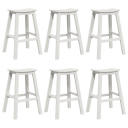  Hage bar sett 6 pcs Hvit HDPE