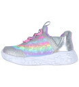 Skechers Sko m. Lys Unicorn Sjarmør Sølv/Multi 21 Blinkende sko Flerfarget