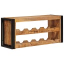 vidaXL Vinhylle Brun 100 x 45 x 33 cm Solid Grov Mango Tre
