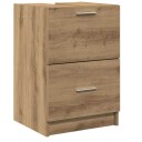 vaskeskap i håndlaget eik 40x37x59 cm konstruert tre