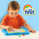 SES Creative My First Magnetic Drawing Board With Colours