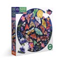 eeBoo Round Puzzle 500 pcs Moths EPZFMOT